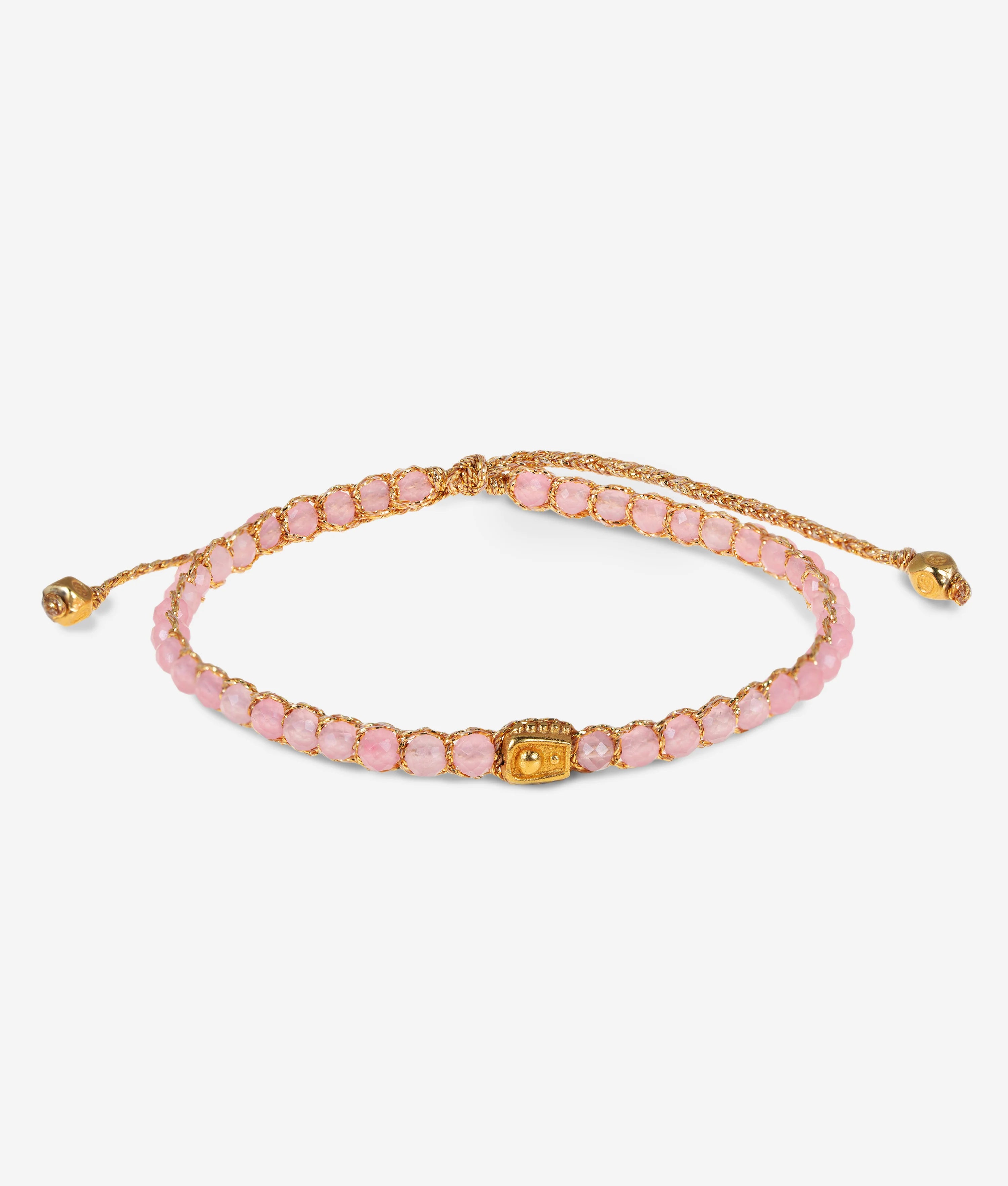 Pink Tourmaline from Mozambique Bracelet Gold