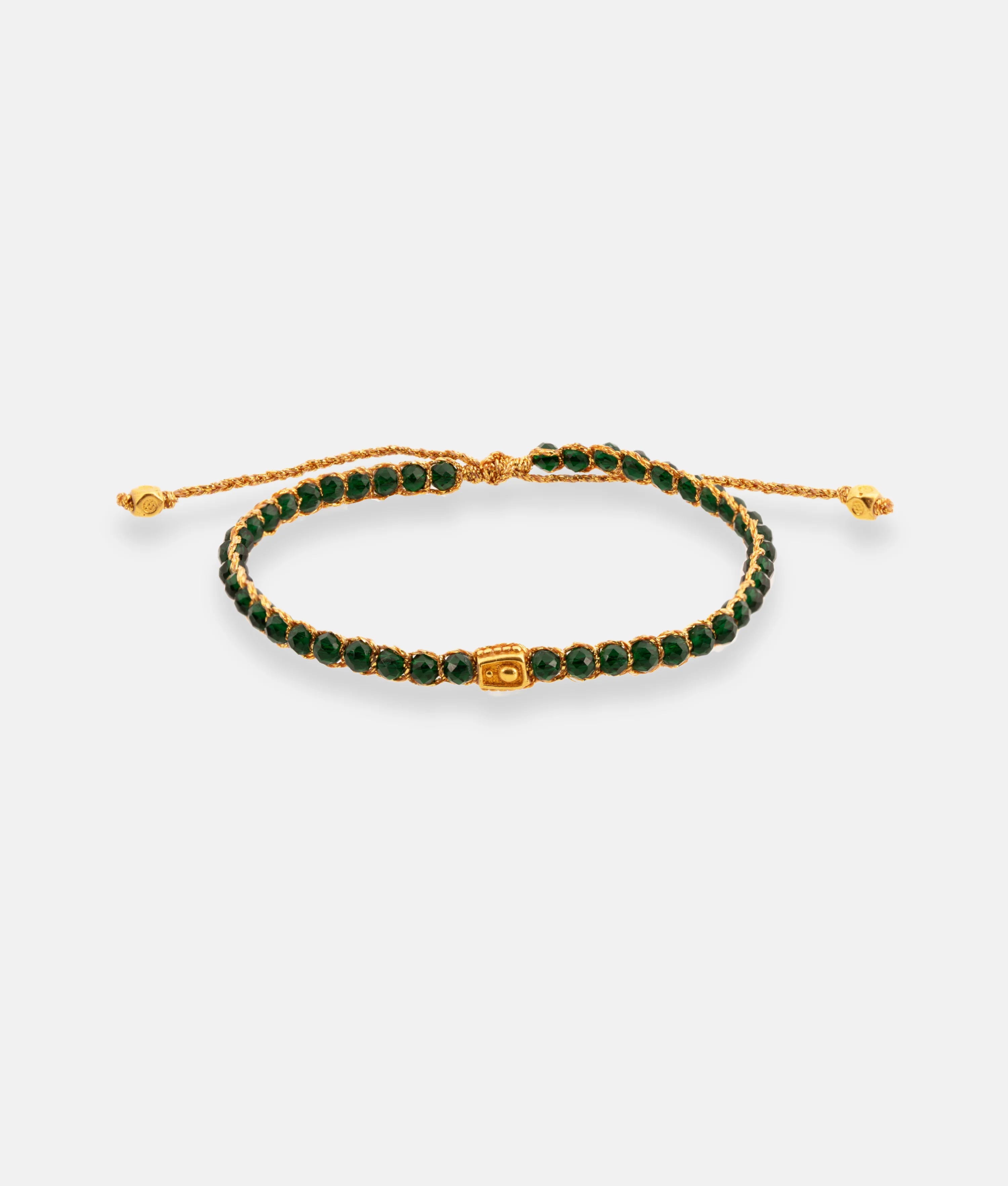 Green Spinel Bracelet Gold