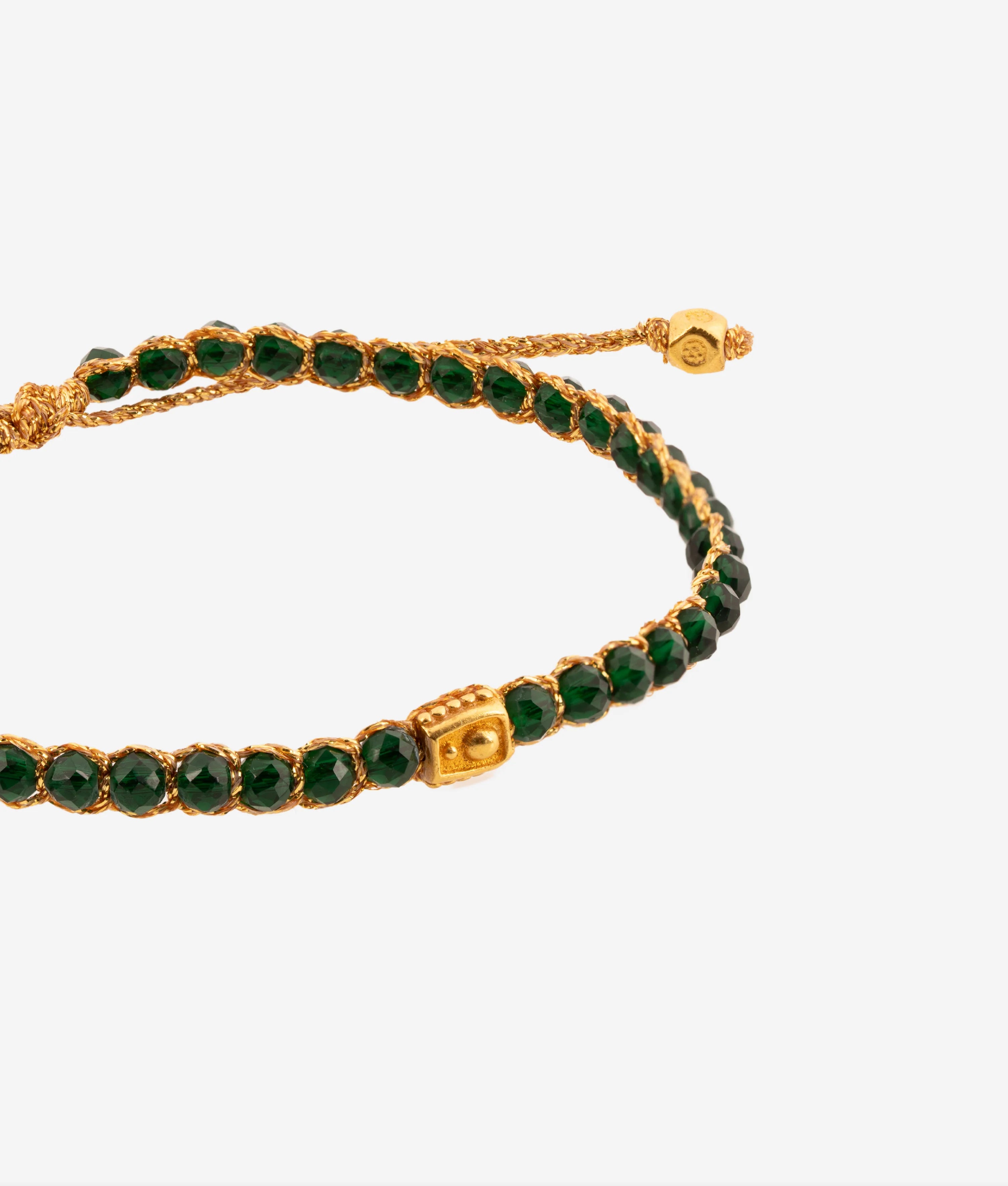 Green Spinel Bracelet Gold