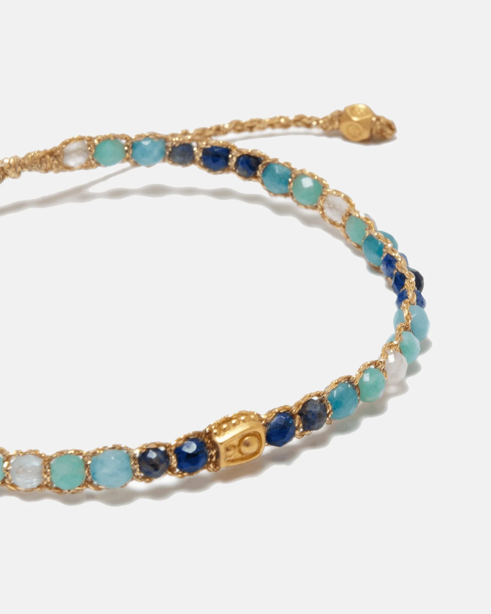 Ombre Blue River Bracelet Gold