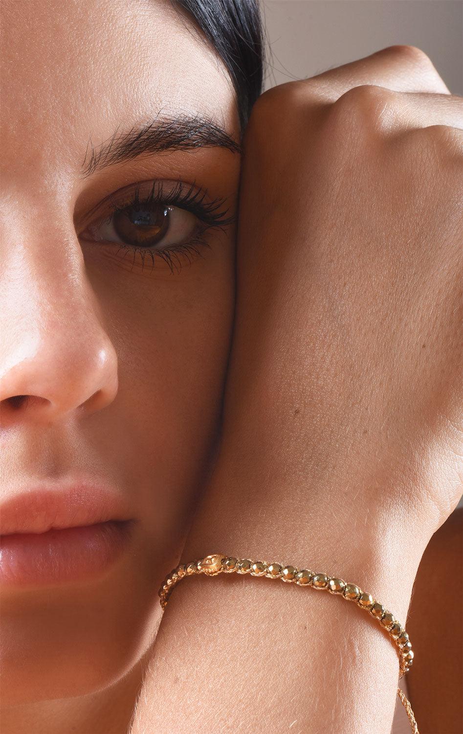Pyrite Vintage Bracelet Gold
