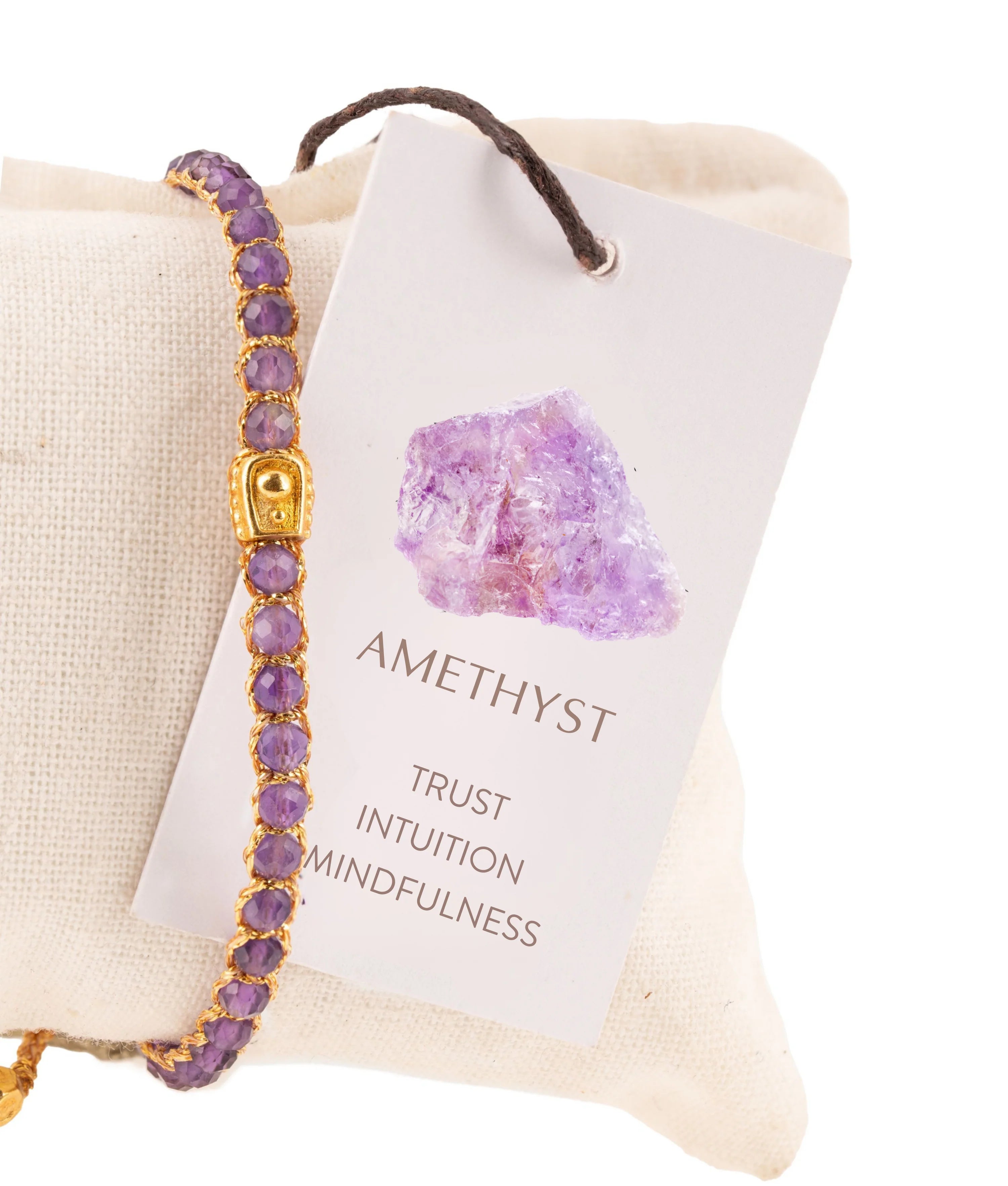 Amethyst Bracelet Gold