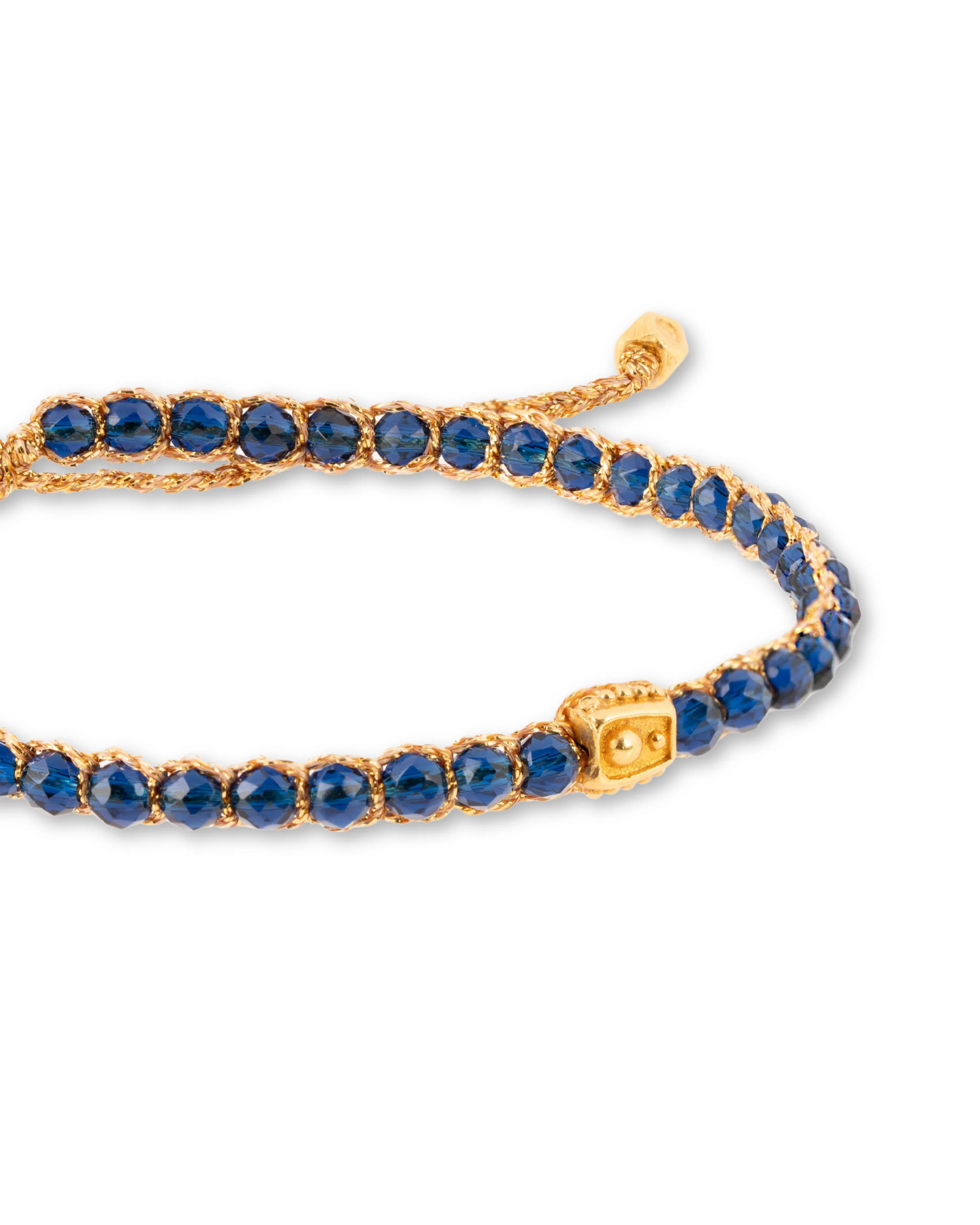 Blue Spinel Bracelet Gold