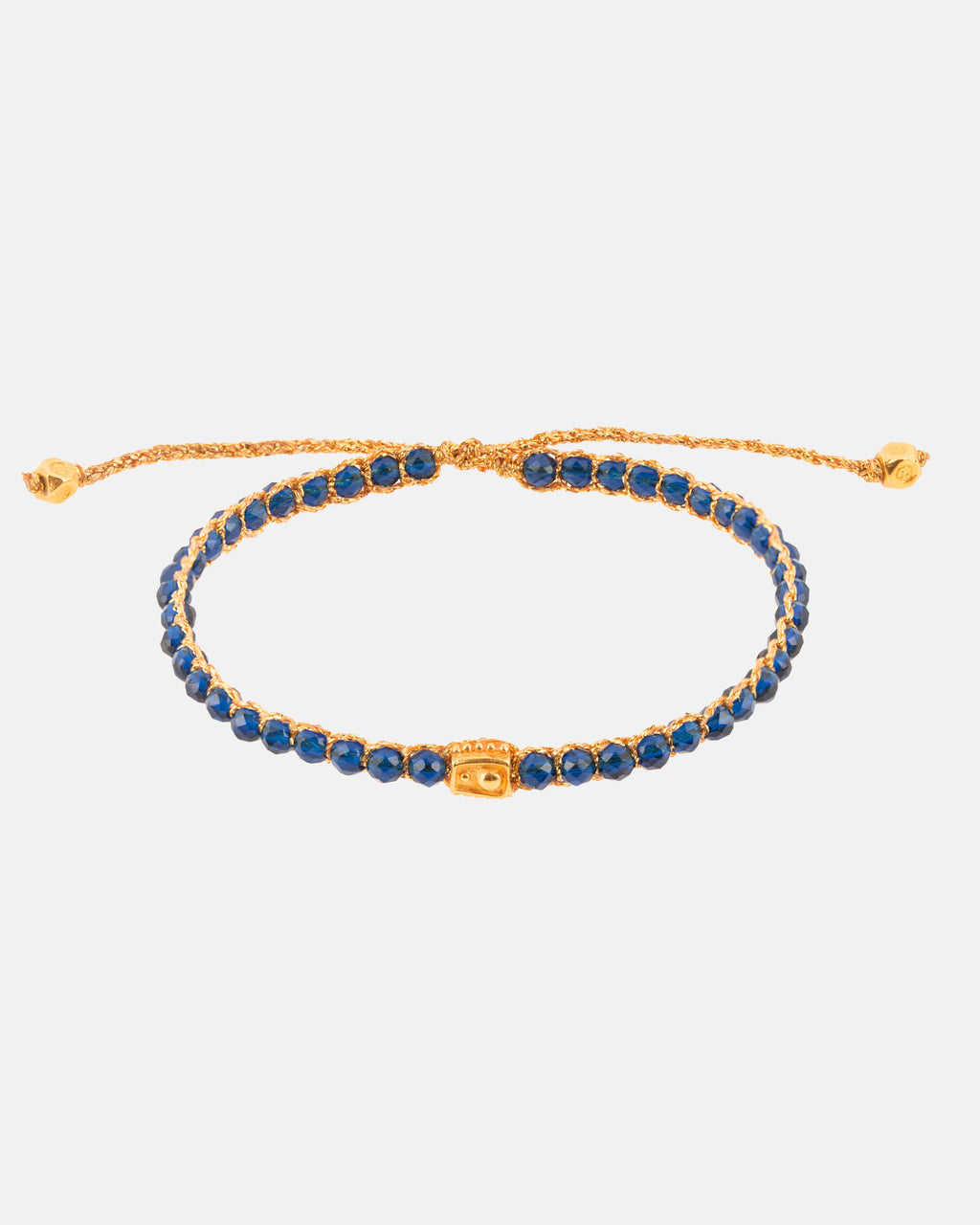 Blue Spinel Bracelet Gold