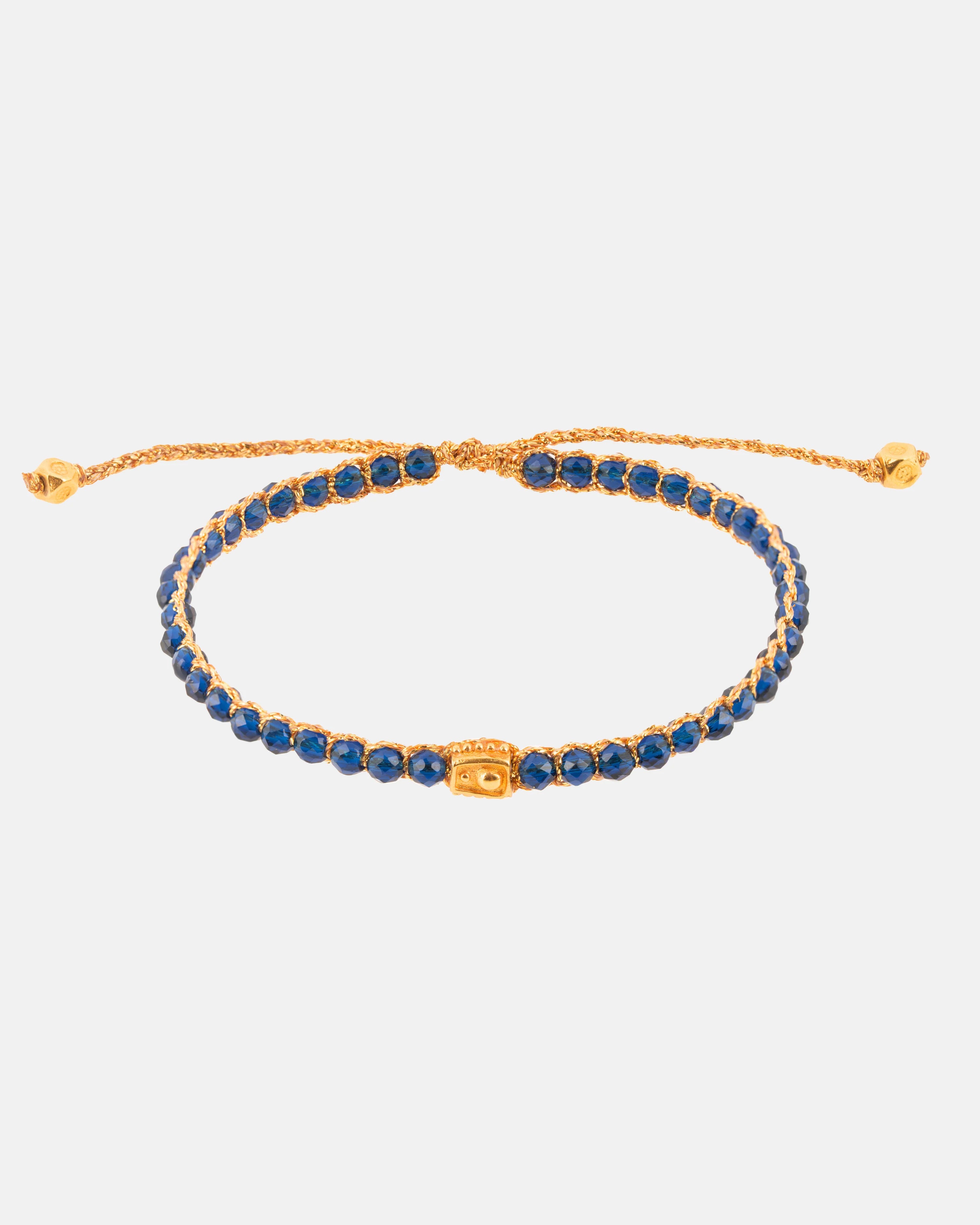 Blue Spinel Bracelet Gold