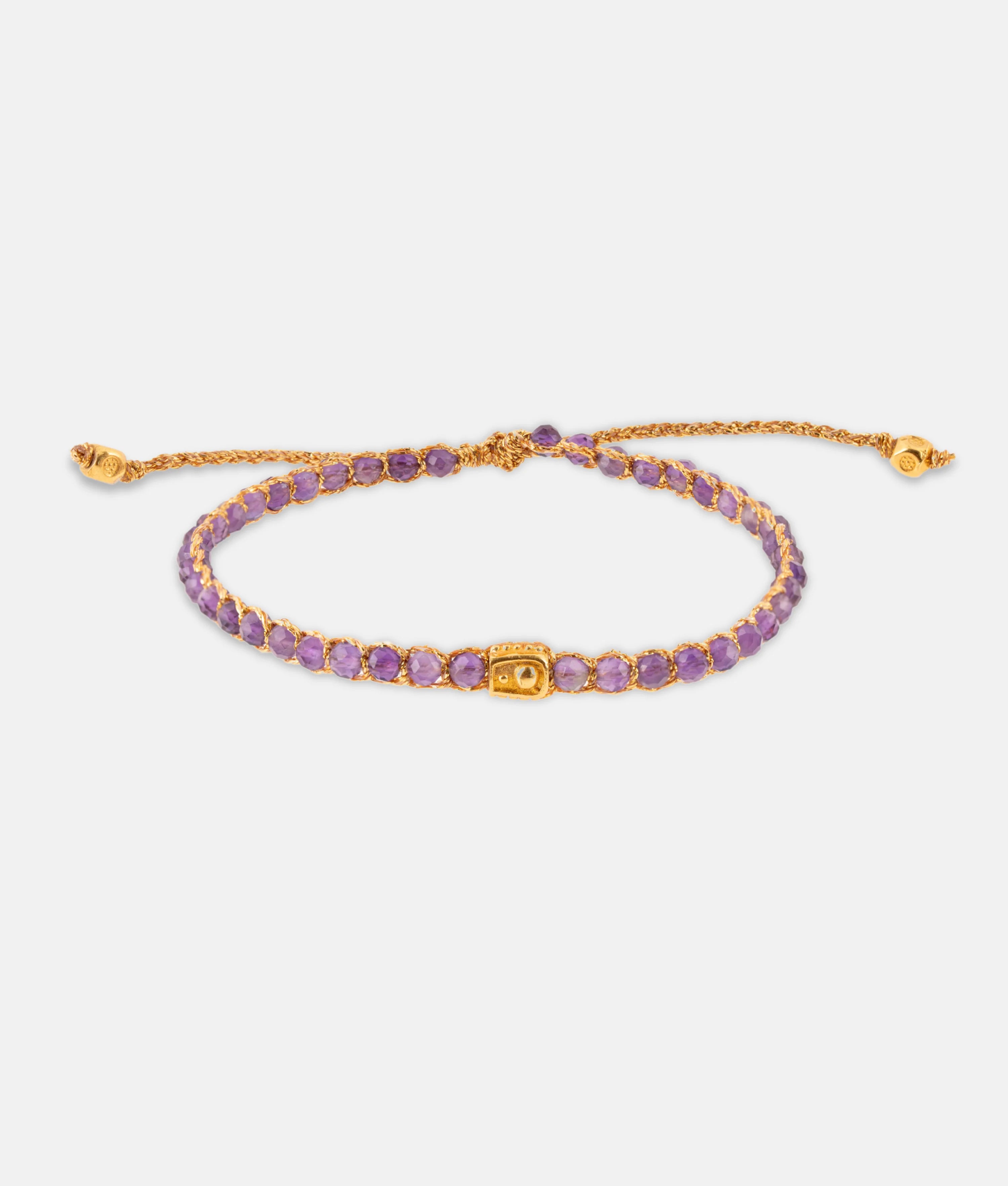 Amethyst Bracelet Gold