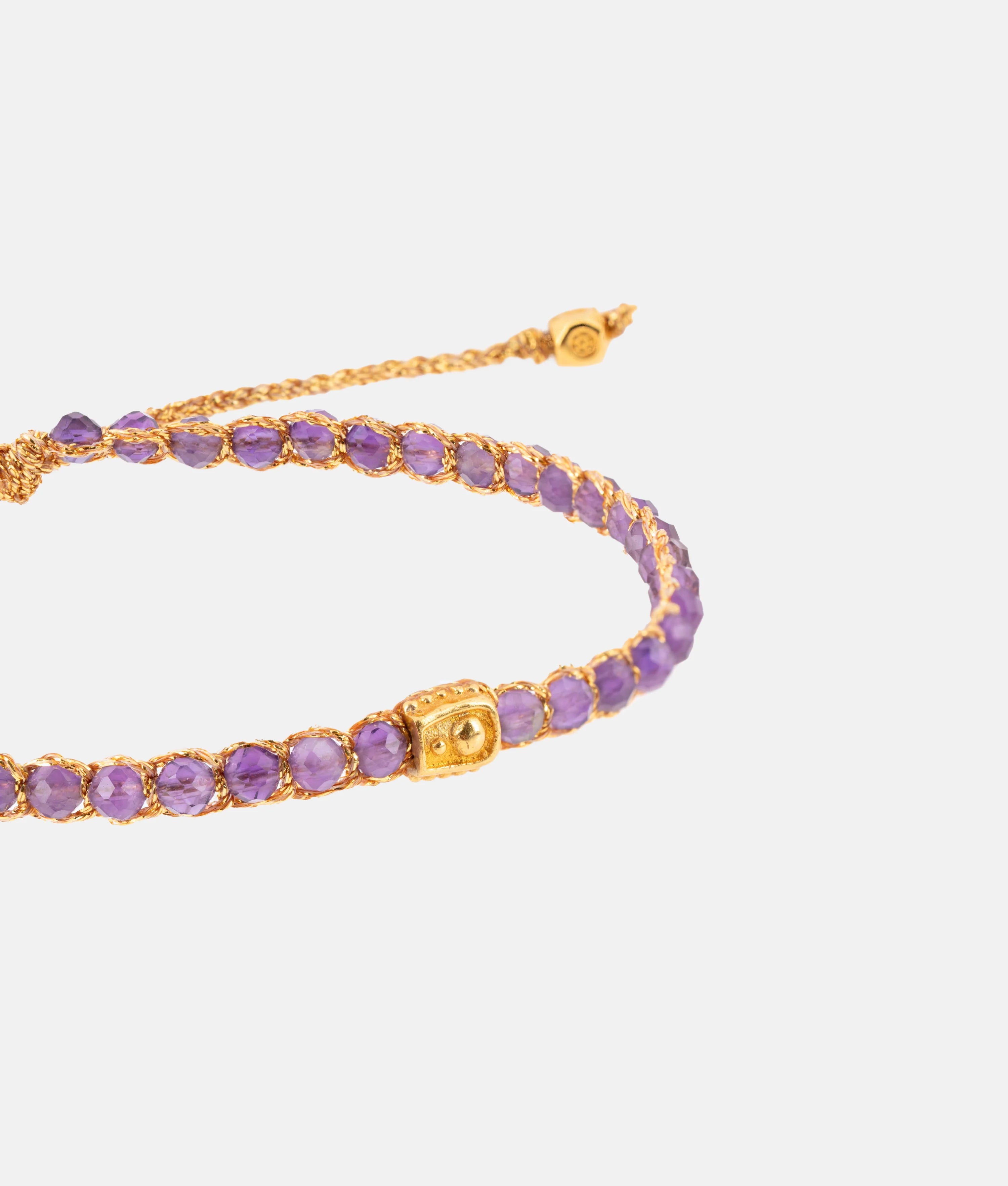 Amethyst Bracelet Gold