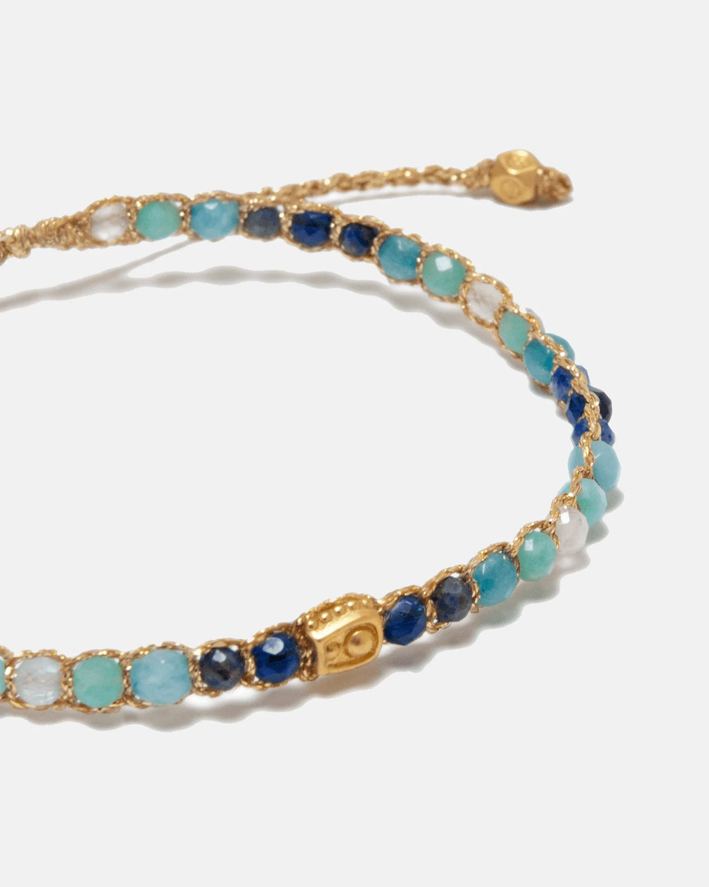 Ombre Blue River Bracelet Gold