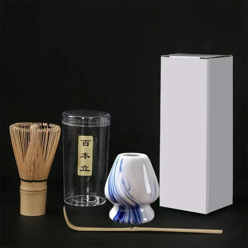 Japanese Matcha Set – Bamboo Whisk, Ceramic Bowl & Tea Accessories Kit