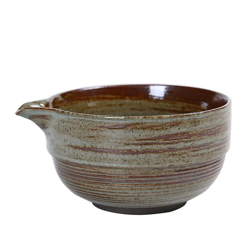 Ceramic Bowl, Bamboo Whisk & Tea Tools