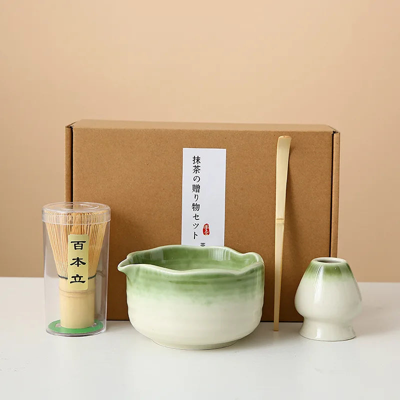 Floral Ceramic Matcha Set