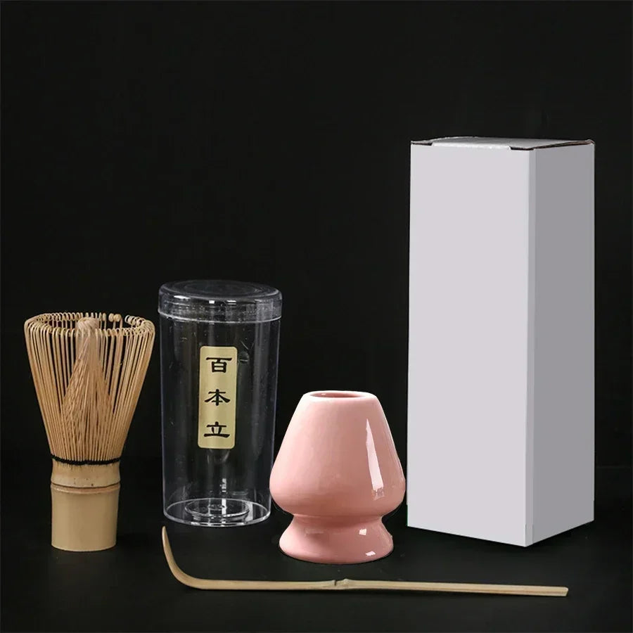 Japanese Matcha Set – Bamboo Whisk, Ceramic Bowl & Tea Accessories Kit