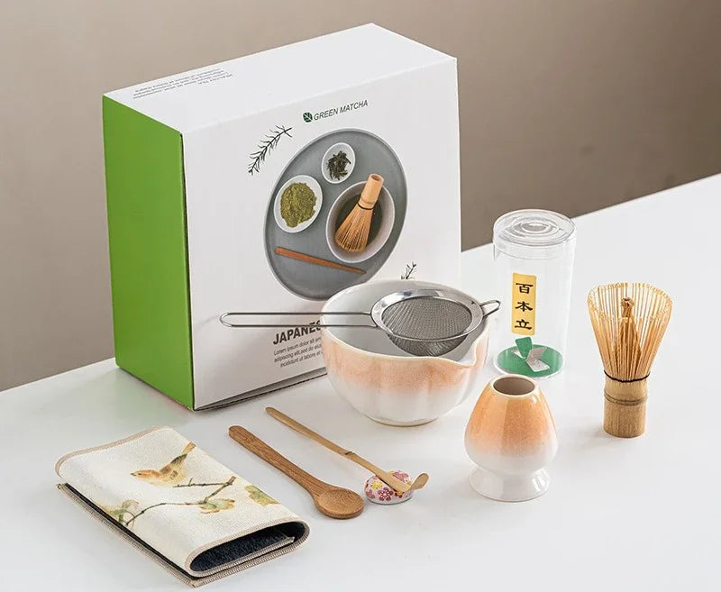 Cherry Blossom Pink Matcha Set with Master Cup