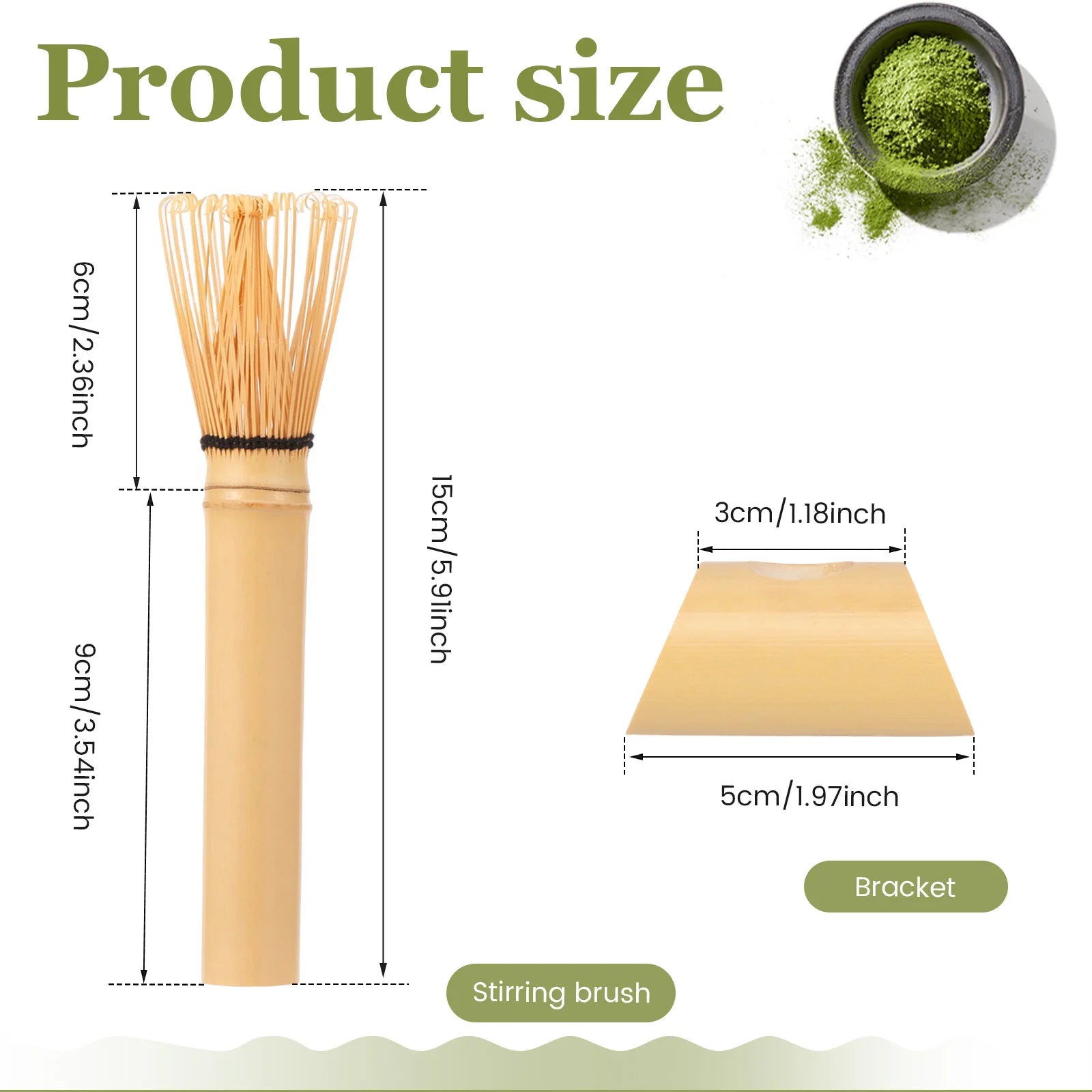 Practical Matcha Whisk Set – Whisk, Holder, Sifter, Scoop & Tea Spoon