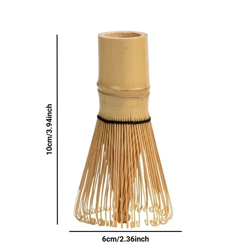 Ceramic Bowl, Bamboo Whisk.