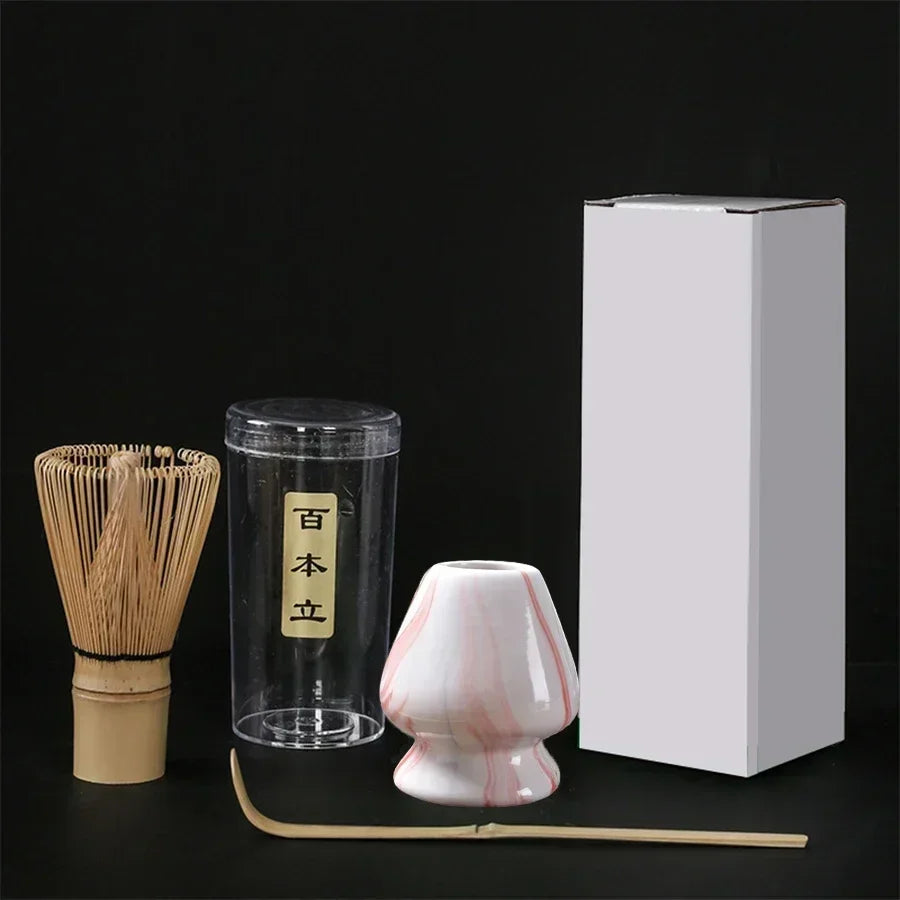 Japanese Matcha Set – Bamboo Whisk, Ceramic Bowl & Tea Accessories Kit