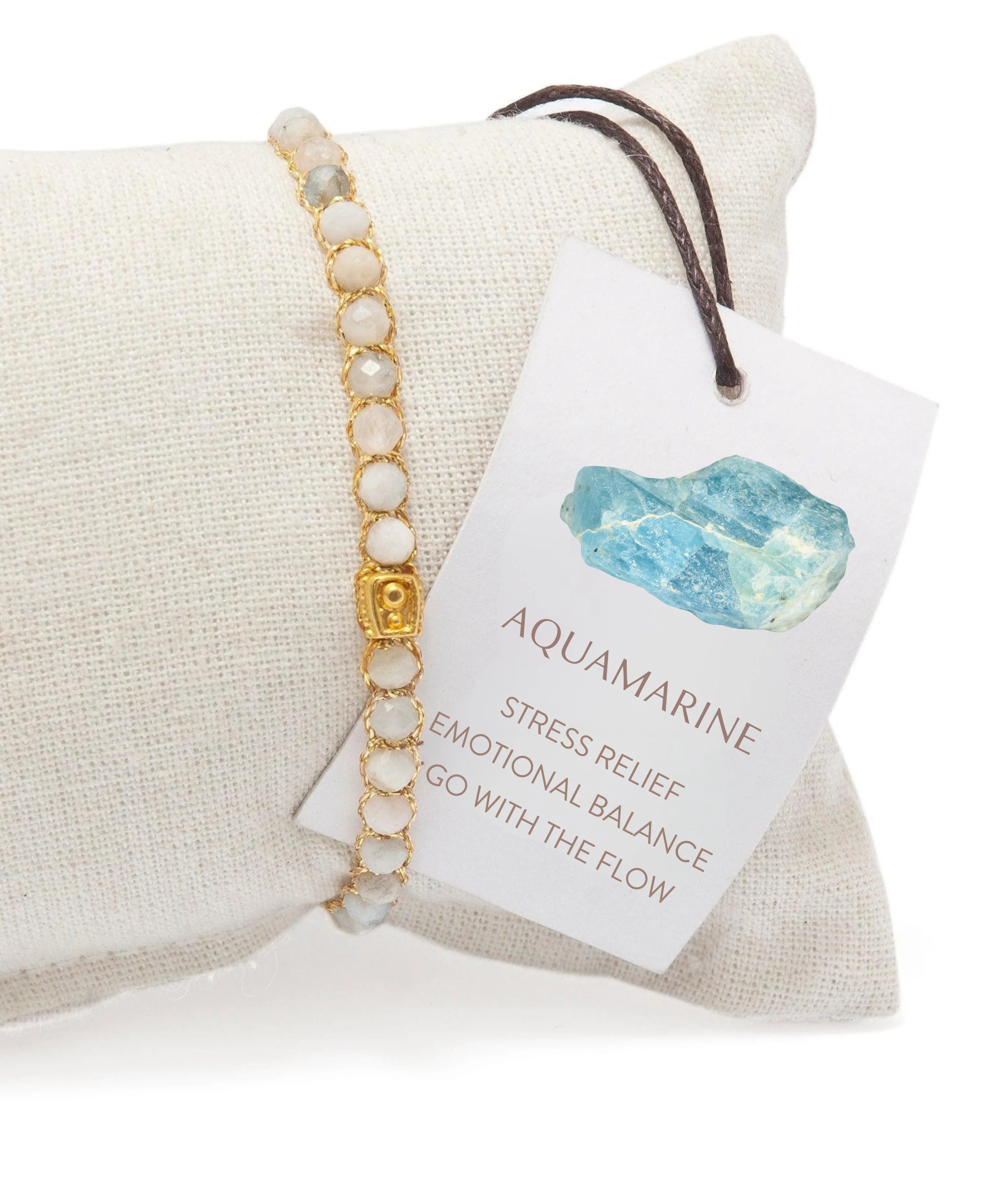 Aquamarine from Brazil Bracelet Gold