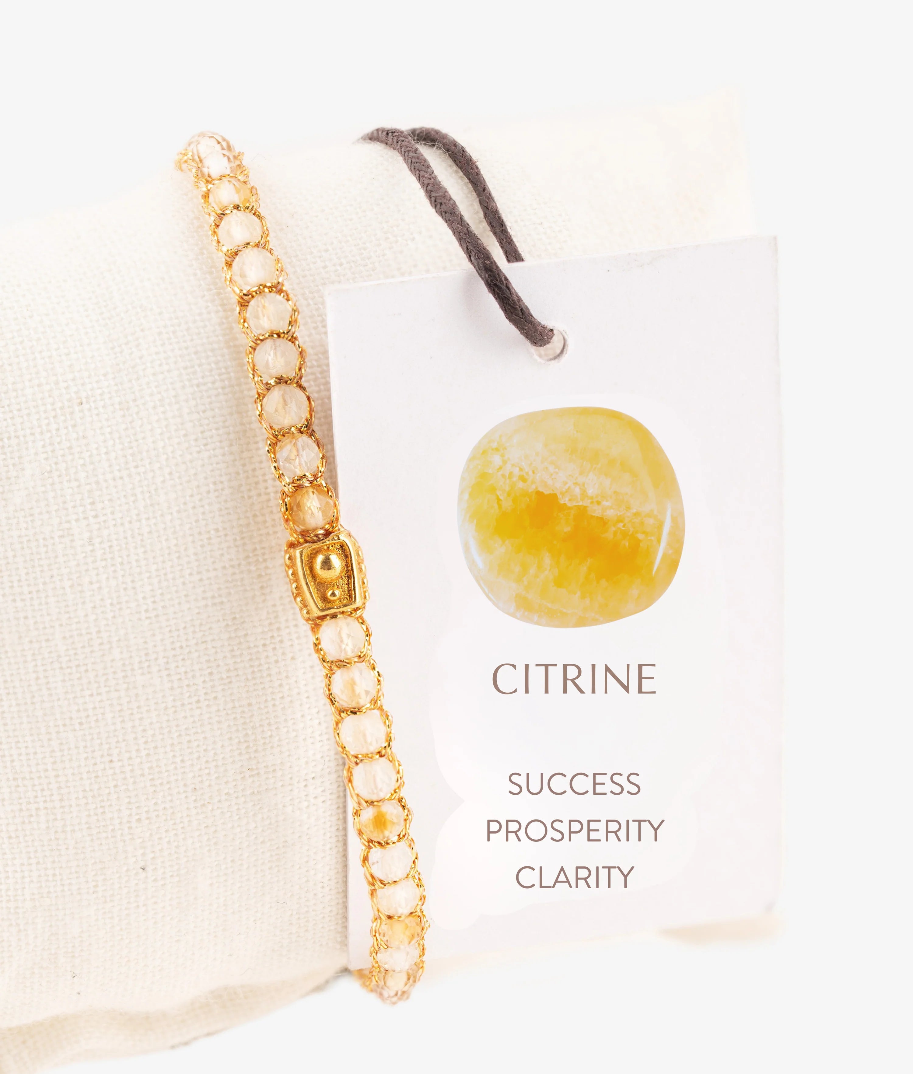 Citrine from Brazil Bracelet Gold