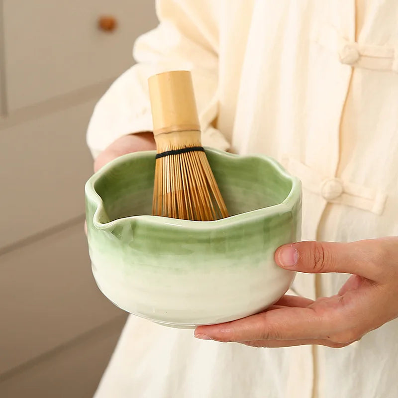 Floral Ceramic Matcha Set