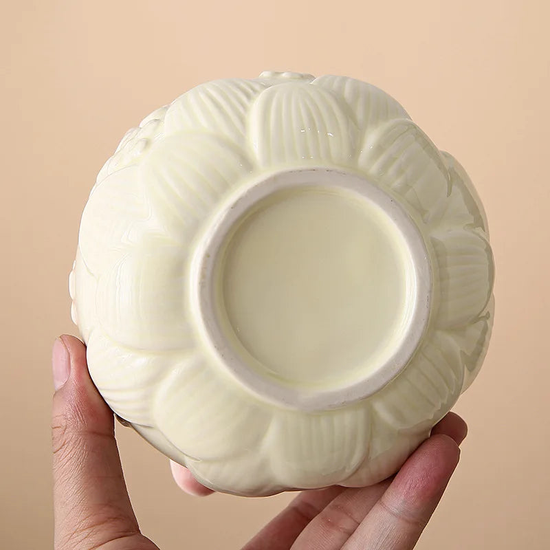 Ceramic Bowl with Spout & Bamboo Whisk