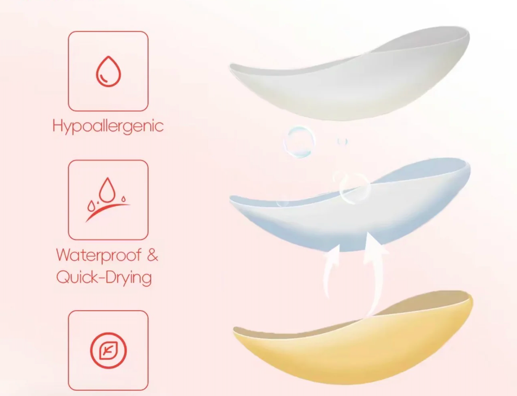 Paff Push-Up Sticky Bra – Waterproof, Sweat-Proof, Reusable Adhesive Bra