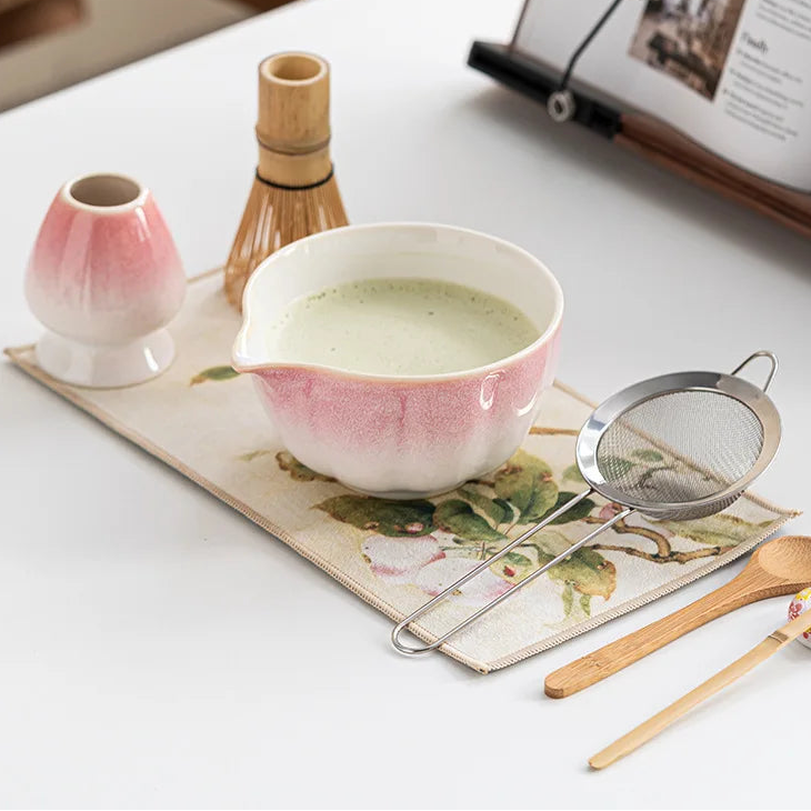 Cherry Blossom Pink Matcha Set with Master Cup